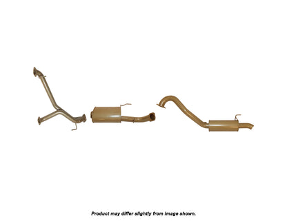 King Brown Head Back Exhaust System to suit Toyota Landcruiser 100 Series 2UZ-FE 1998-2008