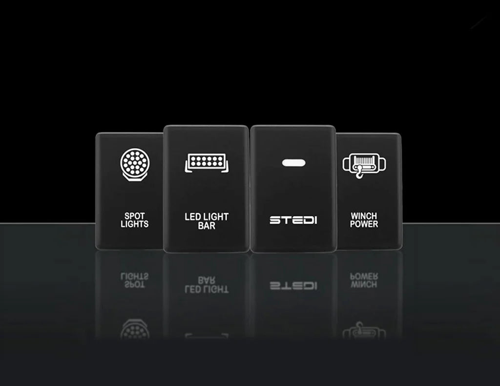 36880 | STEDI Push Switches to suit Toyota TALL Factory Switches