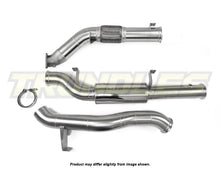 Trundles 4" Stainless Exhaust (Turbo-Back) to suit Toyota Landcruiser VDJ76 Series 2016-Onwards