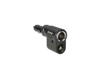 Narva Cigarette Lighter Plug with Adjustable Twin Accessory Sockets and Lighter Fixture