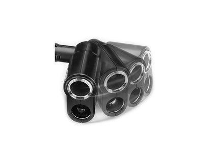 Narva Cigarette Lighter Plug with Adjustable Twin Accessory Sockets and Lighter Fixture