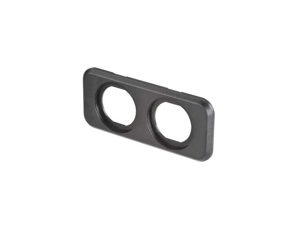 Narva Twin Blank Flush Mount Housing Black