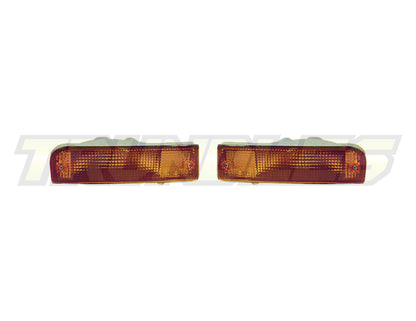 Amber Bumper Lamps to suit Toyota Hilux Surf/4Runner 1992-1997