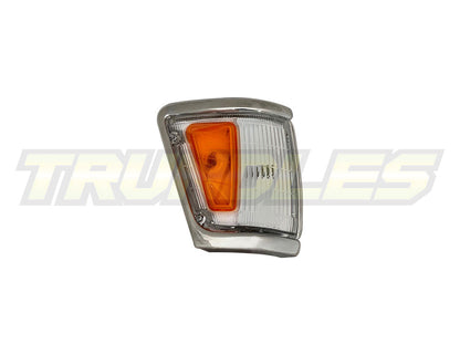 01970 | Amber/Clear Corner Lamps with Chrome/Grey Trim to suit Toyota Hilux 4WD 1992-1997