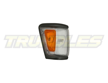 01970 | Amber/Clear Corner Lamps with Chrome/Grey Trim to suit Toyota Hilux 4WD 1992-1997
