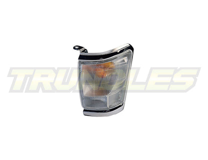 Corner Lamps with Chrome/Silver Trim to suit Toyota Hilux 2WD/4WD 1999-2001