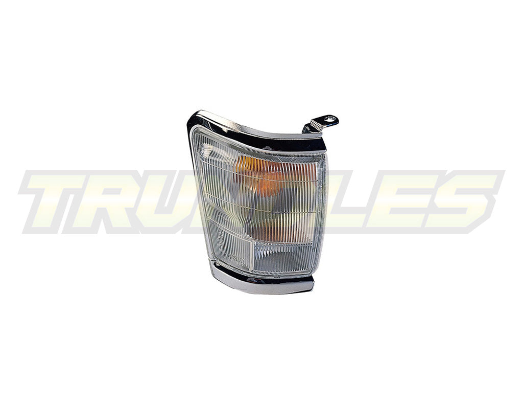 Corner Lamps with Chrome/Silver Trim to suit Toyota Hilux 2WD/4WD 1999-2001