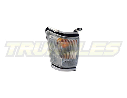 Corner Lamps with Chrome/Silver Trim to suit Toyota Hilux 2WD/4WD 1999-2001