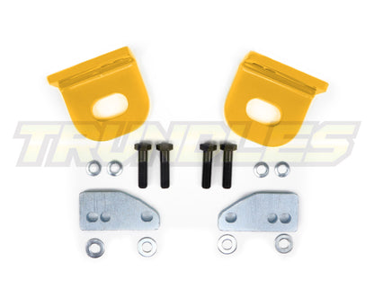 Trundles Heavy Duty Yellow Tow Point (Pair) to suit Nissan Navara D21/D22 1997-2008