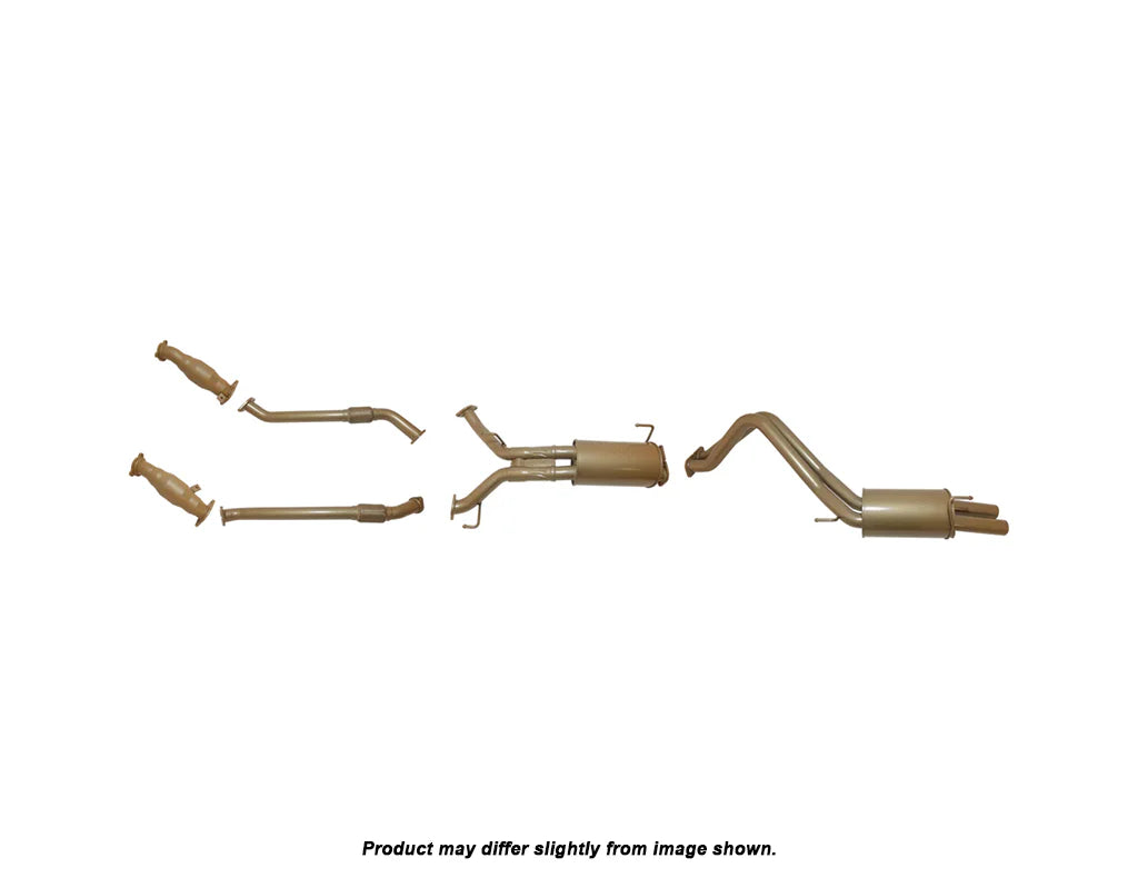 King Brown Turbo Back Exhaust System (with Cat) to suit Toyota Landcruiser 200 Series 1VD-FTV 2007-2015