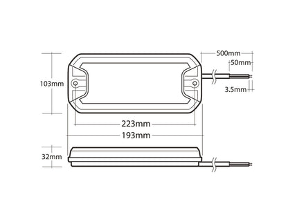 Narva LED Rear Combination Lamp (Stop/Tail/Indicator/Reverse)
