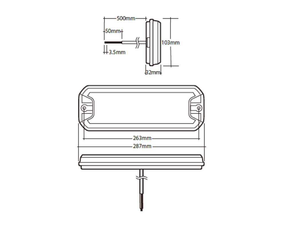 Narva LED Rear Sequential Combination Lamp (Stop/Tail/Indicator/Reverse)
