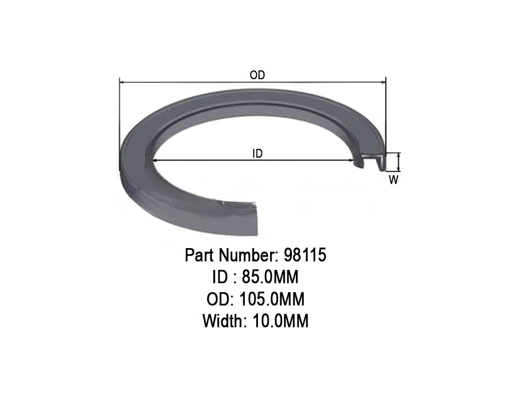 Kelpro Rear Main Oil Seal to suit Toyota 2L Engines