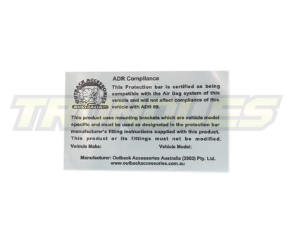 XROX ADR Compliant Replacement Sticker