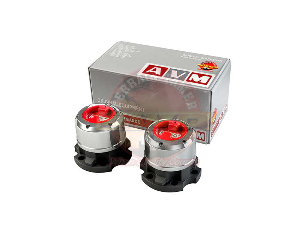 AVM HP Free Wheeling Hubs (Pair) to suit 100 Series Landcruiser 1998-2007