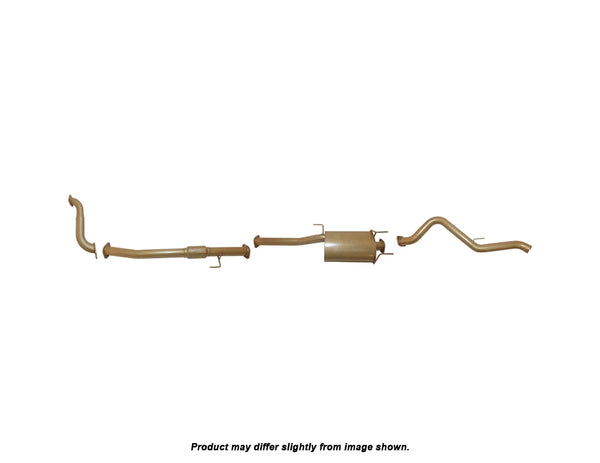 King Brown Exhaust System to suit Isuzu D-Max D/C Ute 3.0L T/D 2012-2016