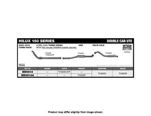 King Brown Exhaust System to suit Toyota Hilux N80 150S Dual Cab 3.0L T/D 2015-Onwards