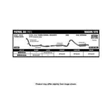 King Brown Exhaust System to suit Nissan Patrol Y61 GU ZD30 (No Cat) 2000-2016