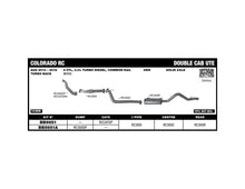 King Brown Exhaust System to suit Holden Colorado RC D/C 4WD 3.0L T/D 2010-2012 (No Cat)