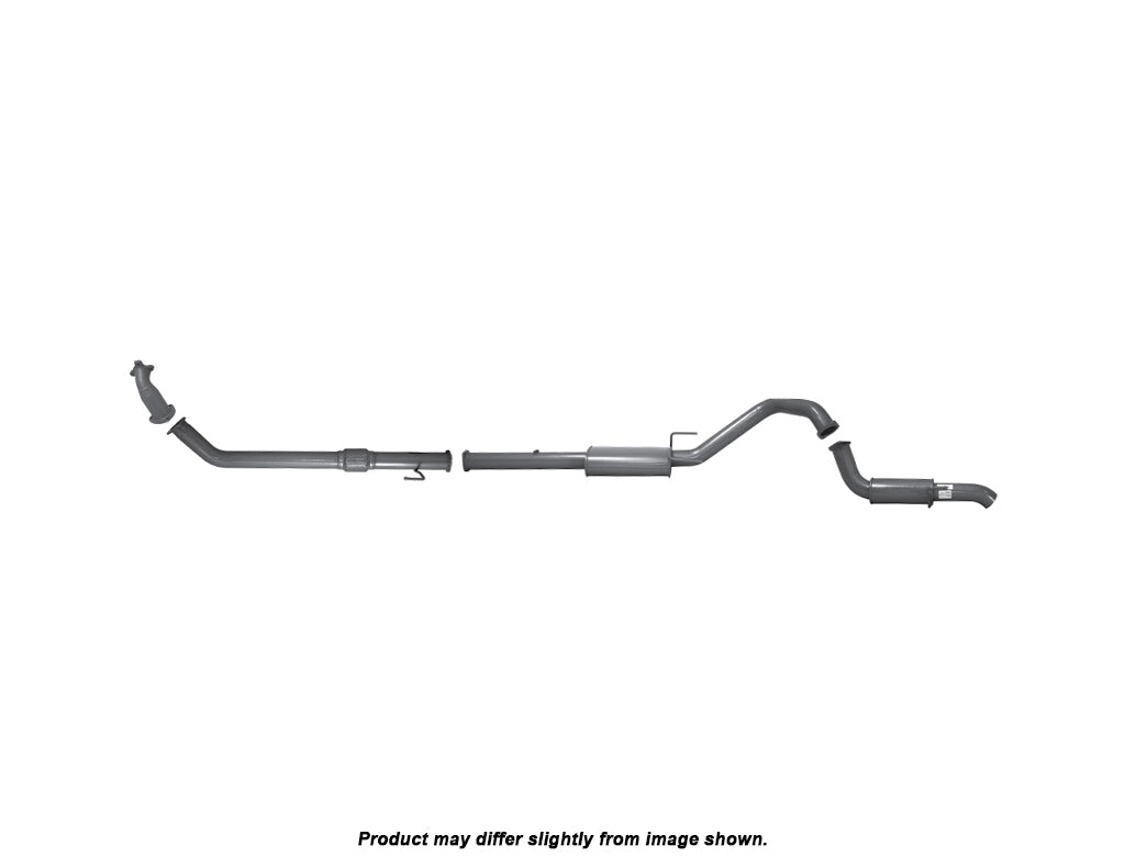 King Brown Exhaust System to suit Toyota Landcruiser Prado 120/150 Series 3.0L 1KD (No Cat) 2003-2015