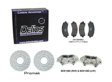 Delios Front Brakes & Calipers Conversion Kit to suit Toyota Hilux 2005-2015 / Landcruiser FJ 2016-2022