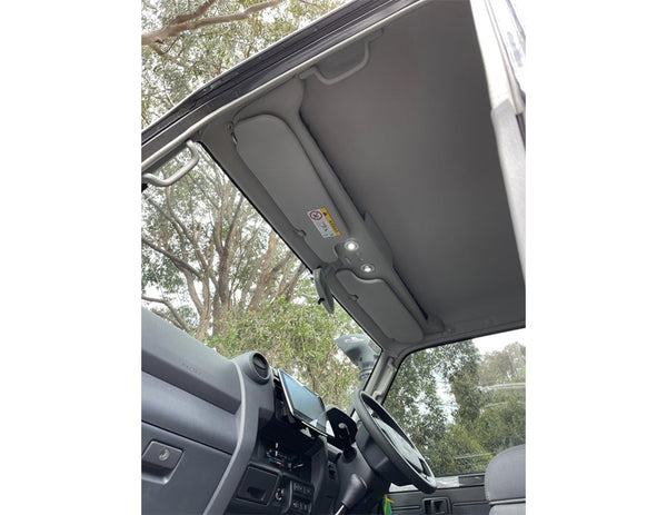 Department Of The Interior Full Facia Roof Console to suit Toyota Landcruiser 76/79 Series 2009-Onwards
