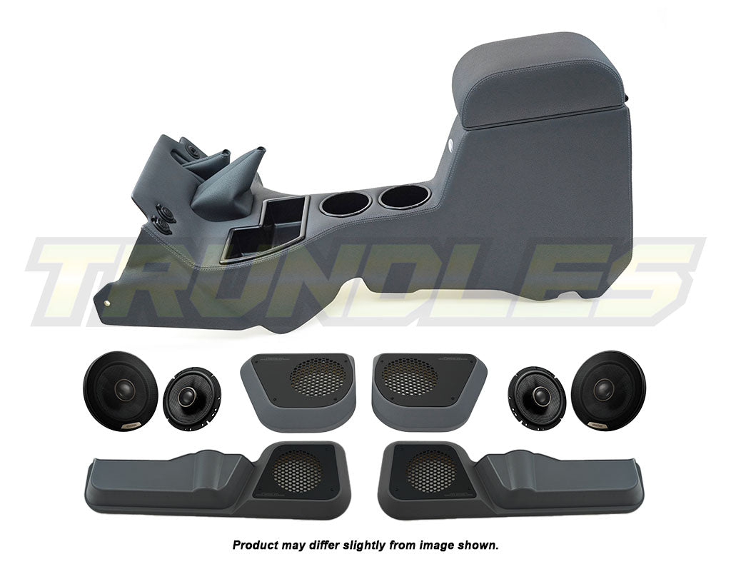 Department Of The Interior Centre Console & Speaker Pod Package to suit Toyota Landcruiser 76/79 Series Double Cab
