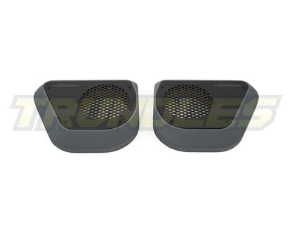D.O.T.I Premium Rear Speaker Door Pods to suit Toyota Landcruiser 79 Dual Cab + 76 Wagon 2009 - Onwards