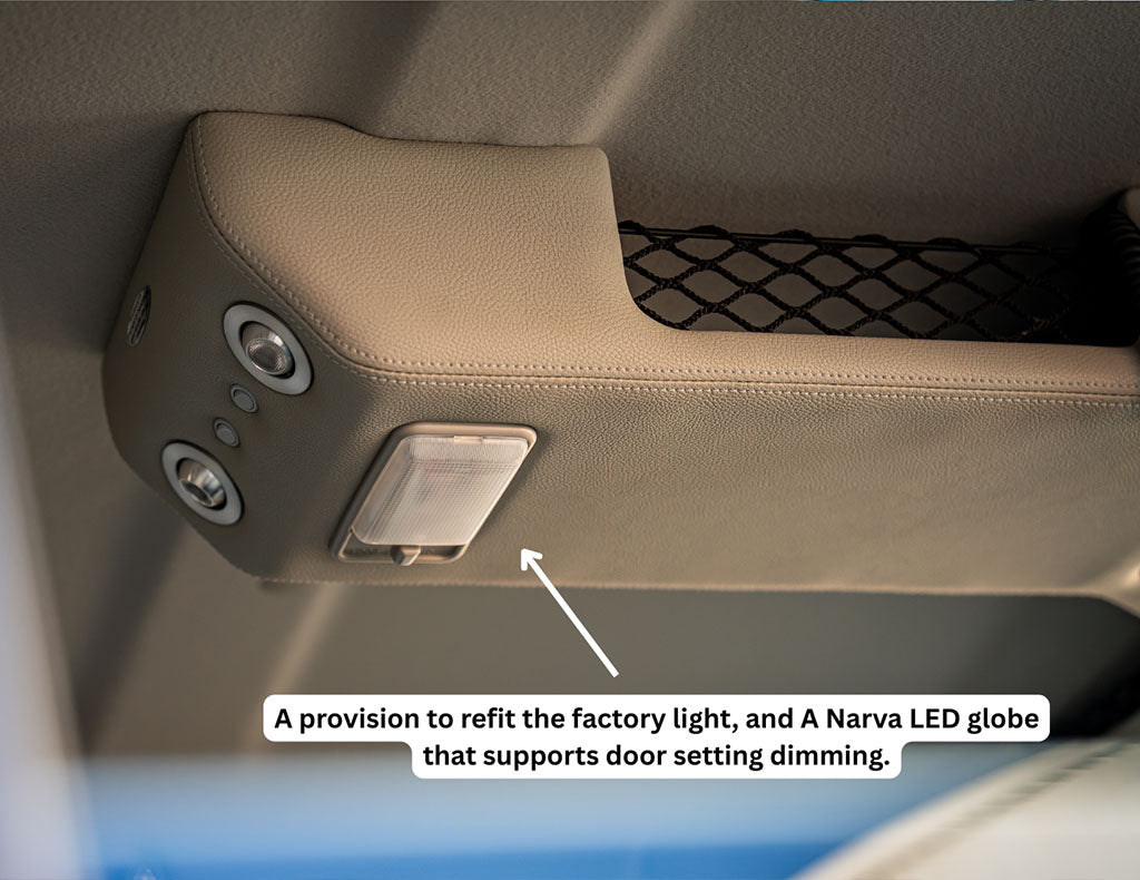 D.O.T.I T-Shape Roof Console to suit Toyota Landcruiser 79 Series 2009-Onwards