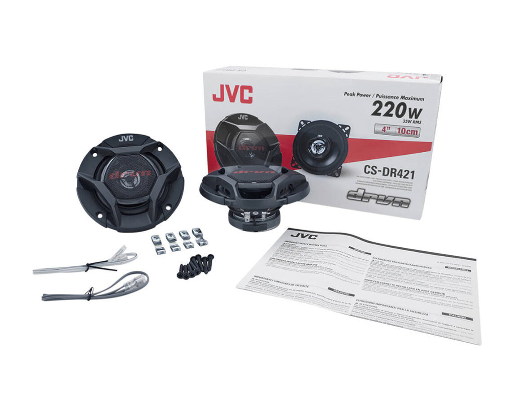 JVC CS-DR421 4" 220W Speakers