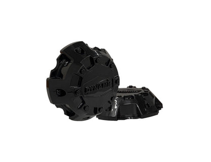 Dynamic Steel Gloss Black Wheel Centre Caps