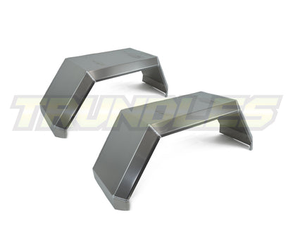 Trundles Universal Rear Deck Alloy Toolboxes & Guards (Pair)