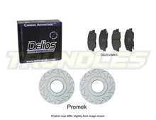 Delios Front Brake Upgrade Kit to suit Isuzu D-Max 2020-Onwards