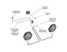 LED Autolamps Driving Light Patch Harness to suit Ford Ranger/Raptor/Everest PX2/PX3