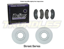 Delios Front Brake Upgrade Kit to suit Toyota Hilux RN/YN/LN106 (PAIR)