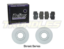 Delios Front Brake Upgrade Kit to suit Foton Tunland 2012-Onwards