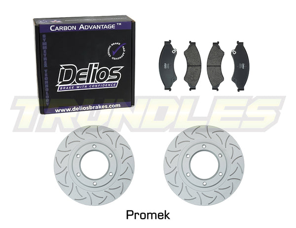 Delios Front Brake Upgrade Kit to suit Ford Ranger PX1/PX2/PX3 2011-2018