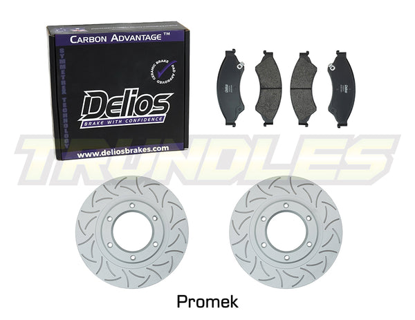 Delios Front Brake Upgrade Kit to suit Mazda BT-50 Series II 2011-2018