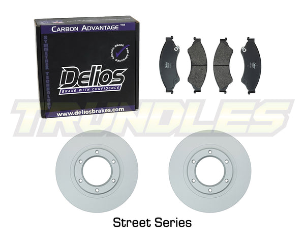 Delios Front Brake Upgrade Kit to suit Mazda BT-50 Series II 2011-2018