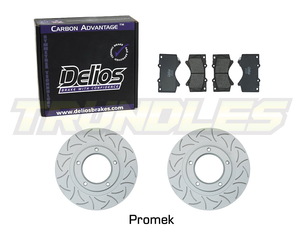 Delios Front Brake Upgrade Kit to suit Toyota Landcruiser 200 Series 2007-2015