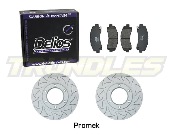 Delios Front Brake Upgrade Kit to suit Holden Colorado RG 2012-2020
