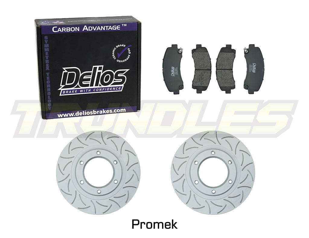 Delios Front Brake Upgrade Kit to suit Isuzu Mu-X 2013-2020