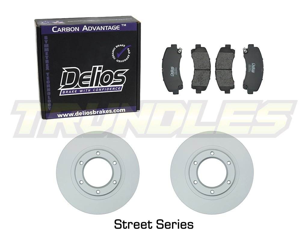 Delios Front Brake Upgrade Kit to suit Isuzu D-Max 2012-2020