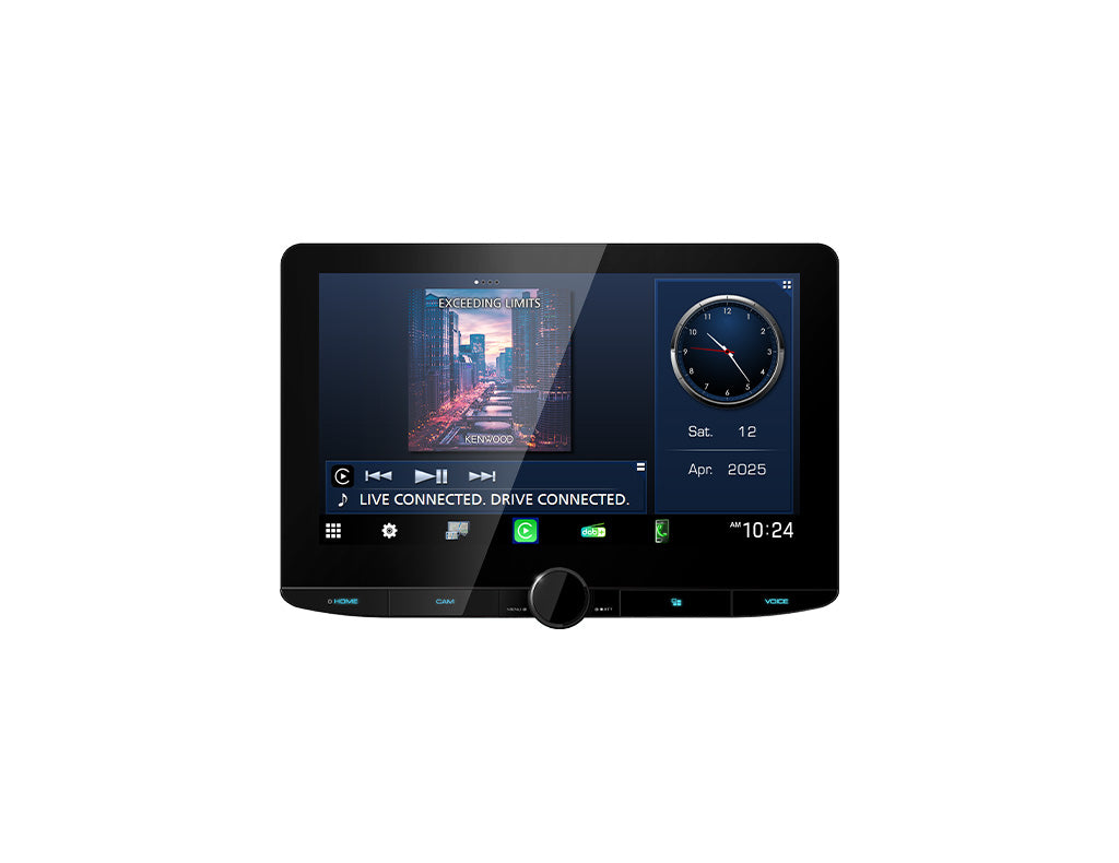 Kenwood DMX9724XDS Wireless 10.1" Floating HD Screen Headunit with CarPlay™ & Android Auto