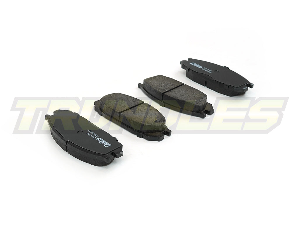 Delios MK3 Rear Brake Pads to suit Nissan Patrol Y60 1987-1998