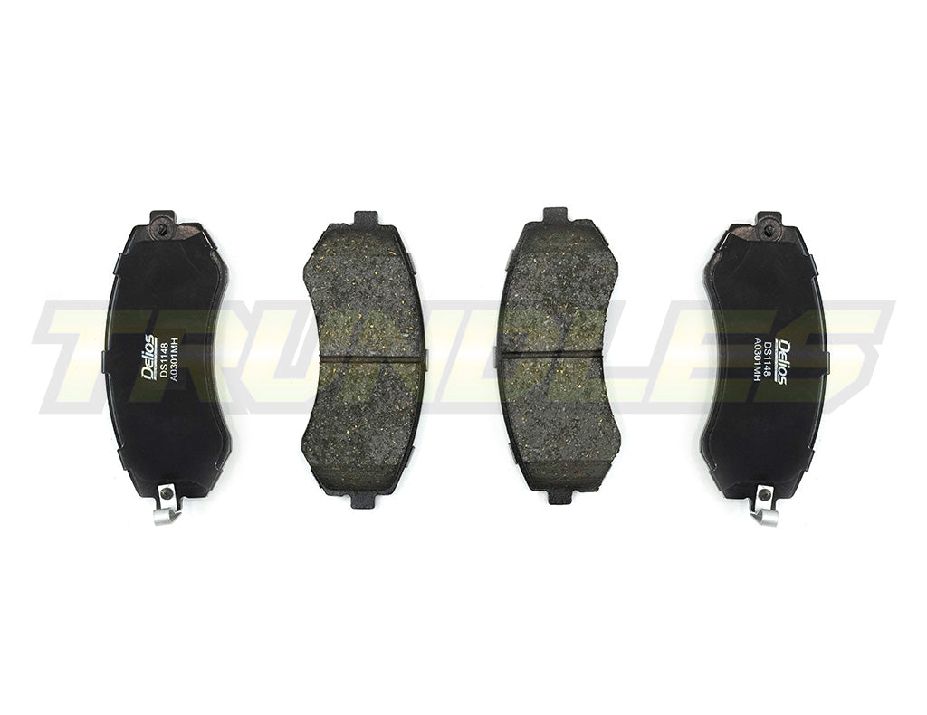 Delios MK3 Rear Brake Pads to suit Nissan Patrol Y61 1997-2023