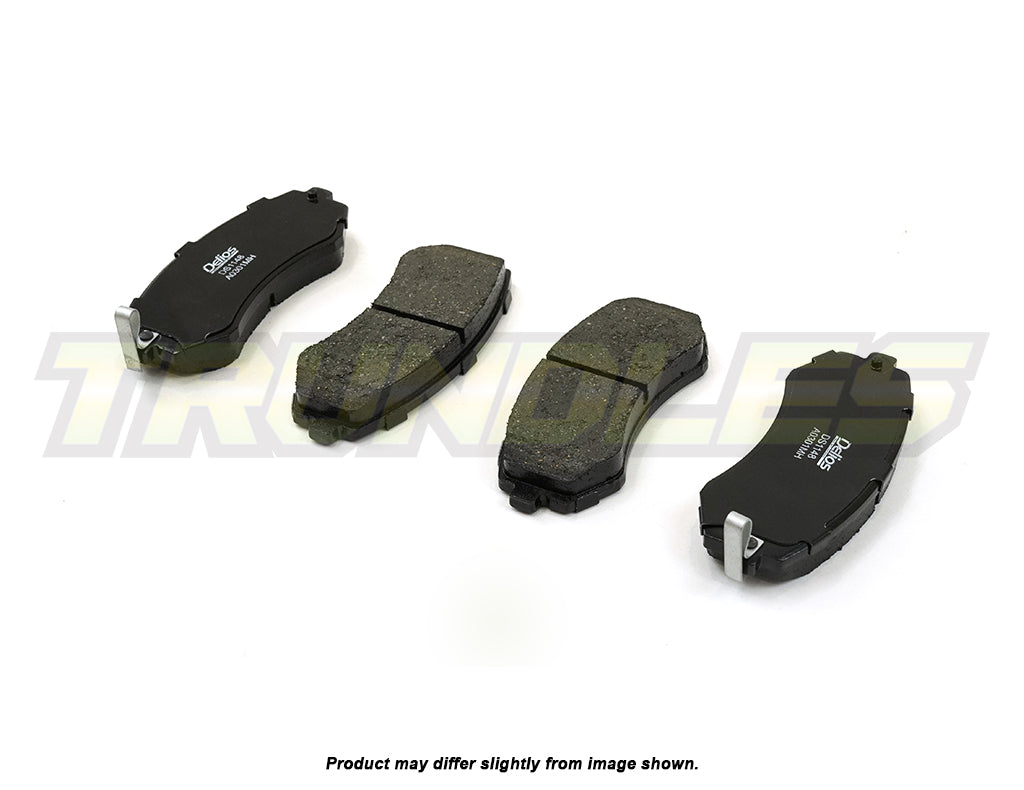 Delios MK3 Front Brake Pads to suit Foton Tunland 2012-Onwards