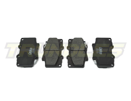 Delios MK3 Front Brake Pads to suit Toyota Landcruiser Prado 90 Series 1996-2002