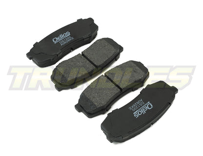 Delios MK3 Rear Brake Pads to suit Toyota Landcruiser 76/78/79 Series 1999-Onwards