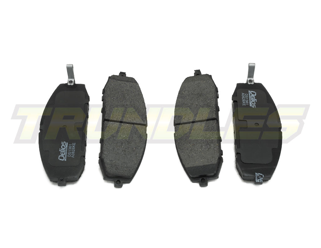 Delios MK3 Front Brake Pads to suit Nissan Patrol Y61 1997-2023